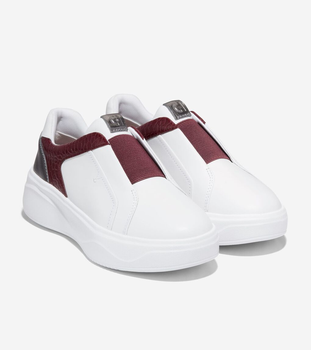 グランドプロ デミ スリッポン スニーカー womens.