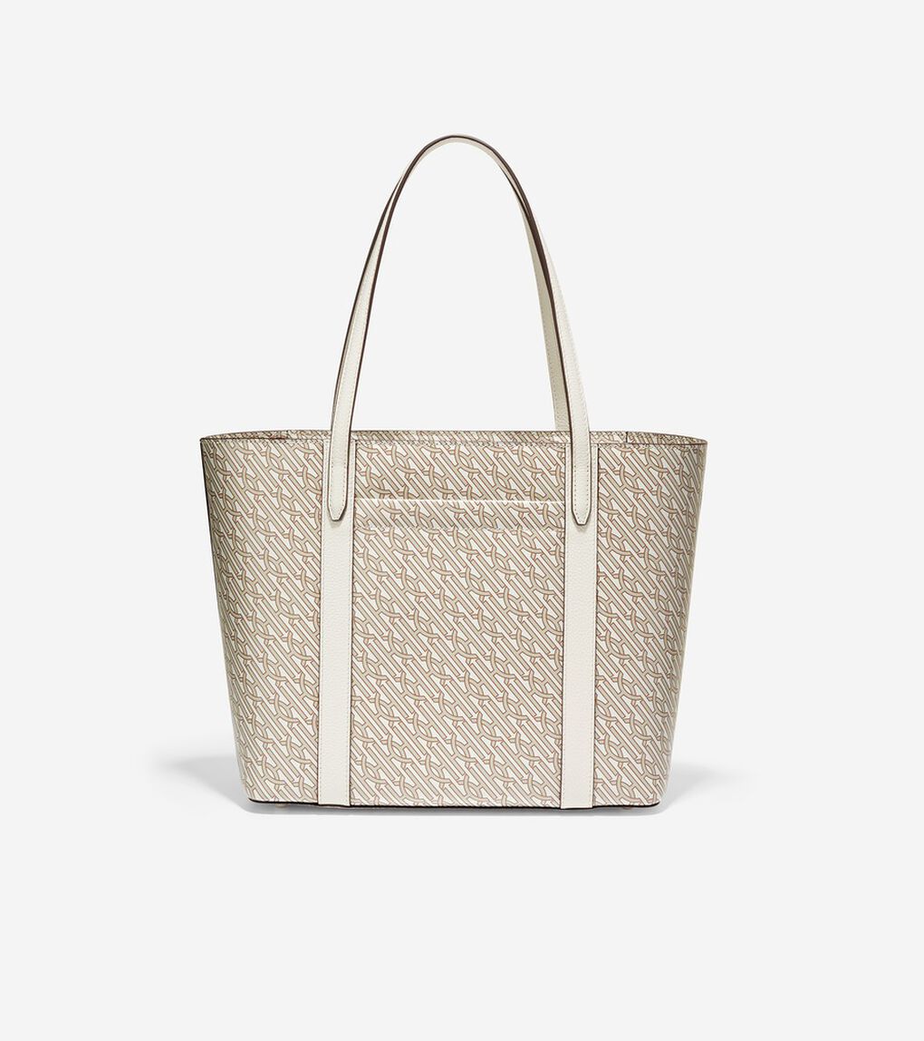 コーテッド キャンバス スモール トップ ジップ トート womens.
