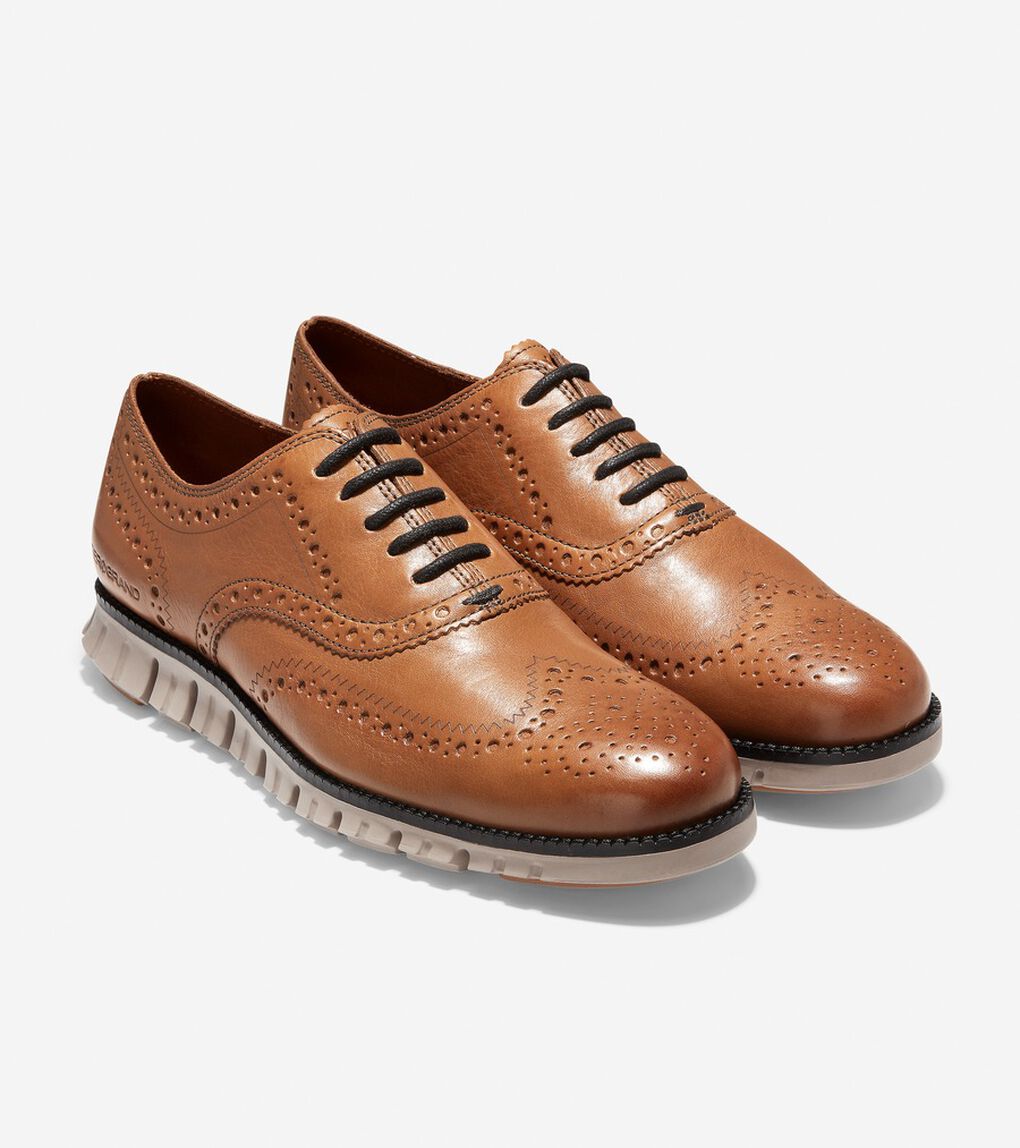 ゼログランド ウィングチップ オックスフォード mens.
