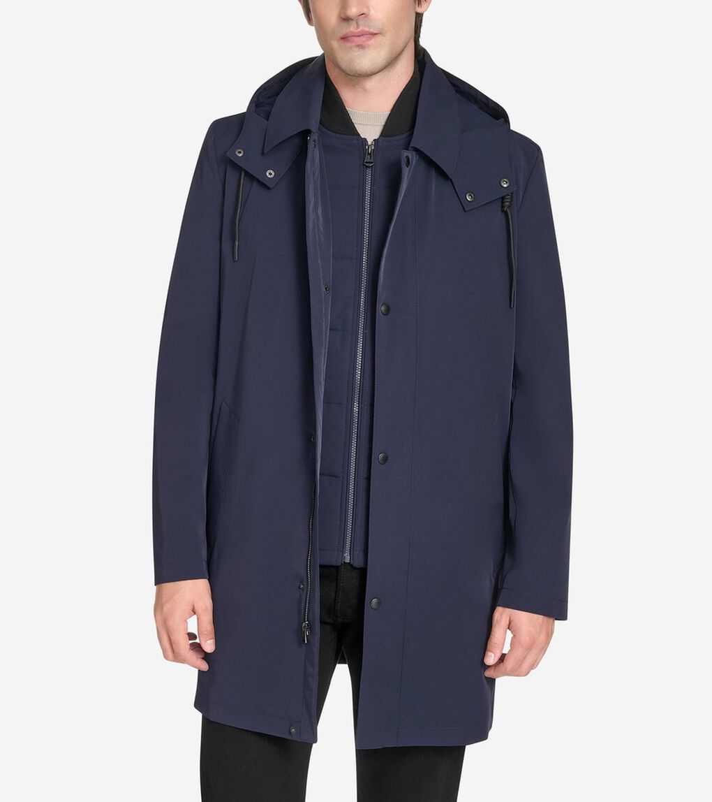 3in1 フーディッドマックコート mens