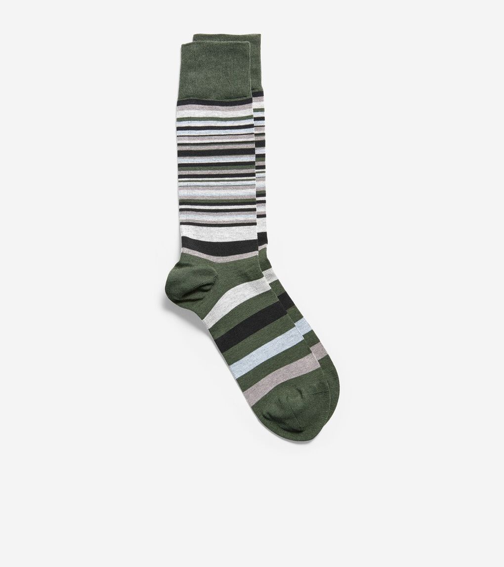 タウン ストライプ クルー mens.