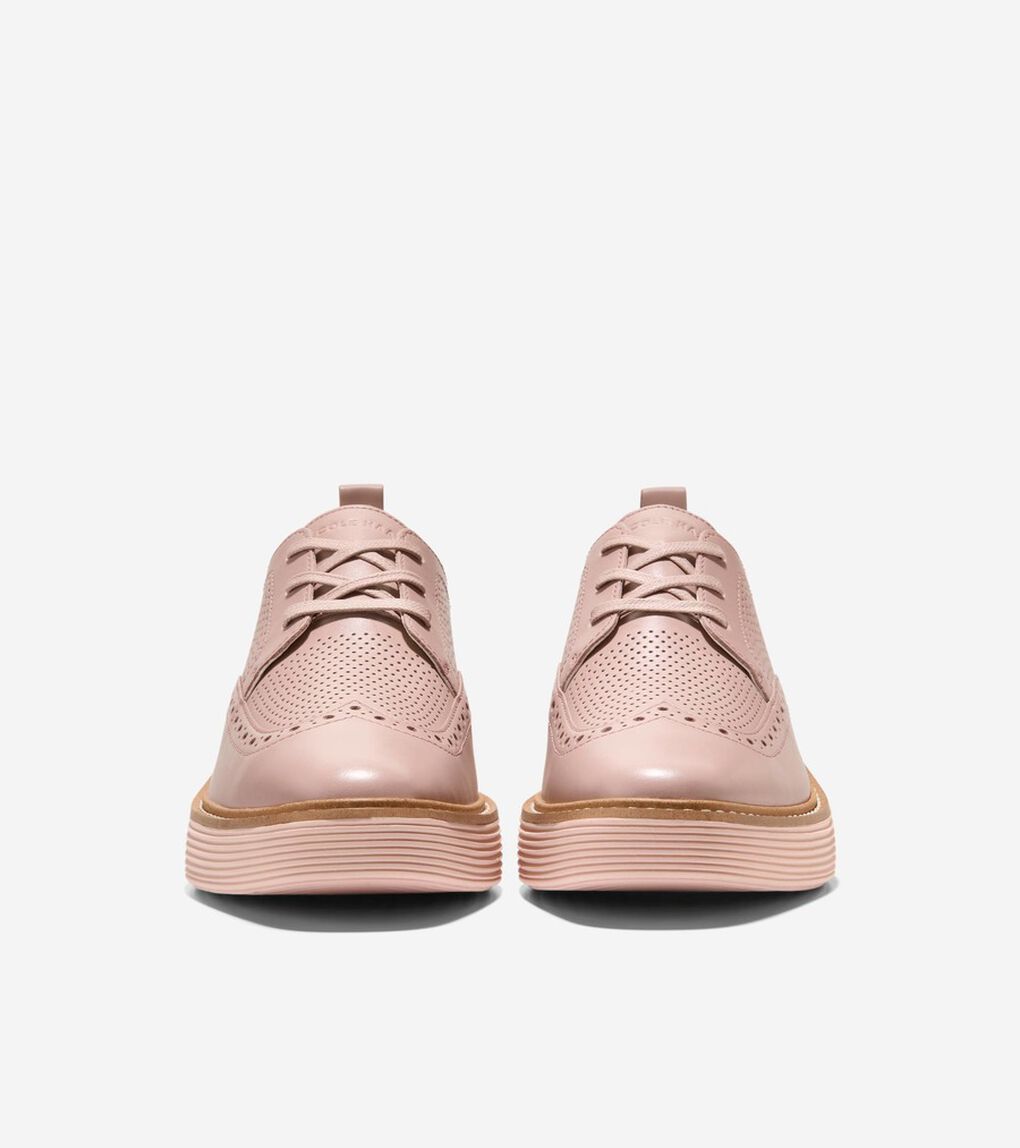 オリジナルグランド プラットフォーム ウィングチップ オックスフォード womens.