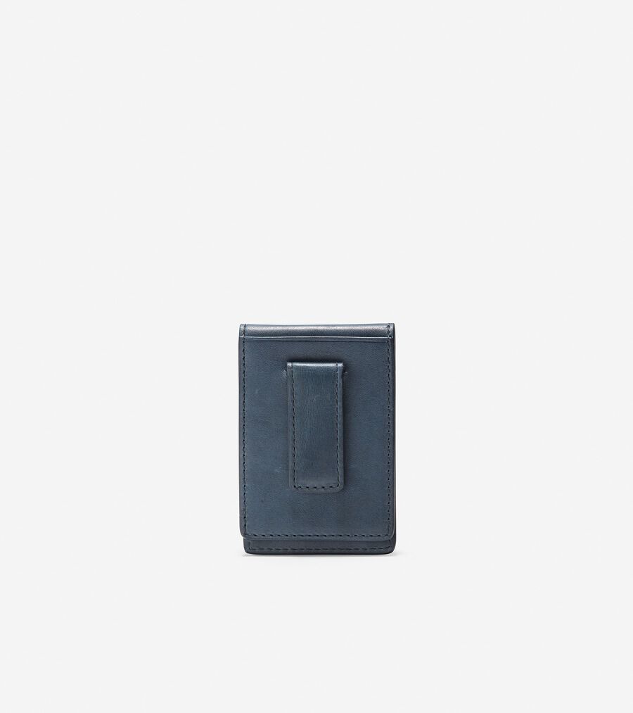 フォールド カード ケース W/ マネー クリップ mens. 5000