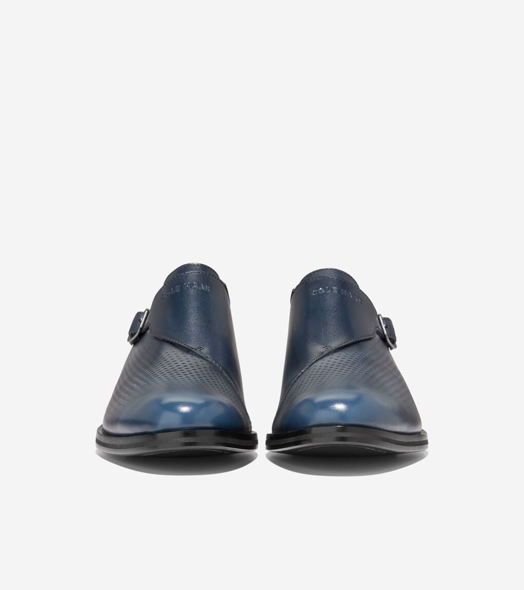 ワシントングランド レーザーシングルモンクストラップ mens.