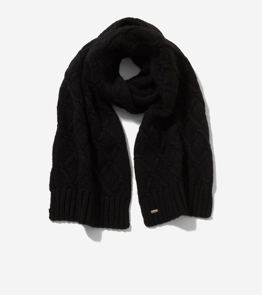 ダイヤモンド ケーブル スカーフ womens. 5000 | COLE_HAAN