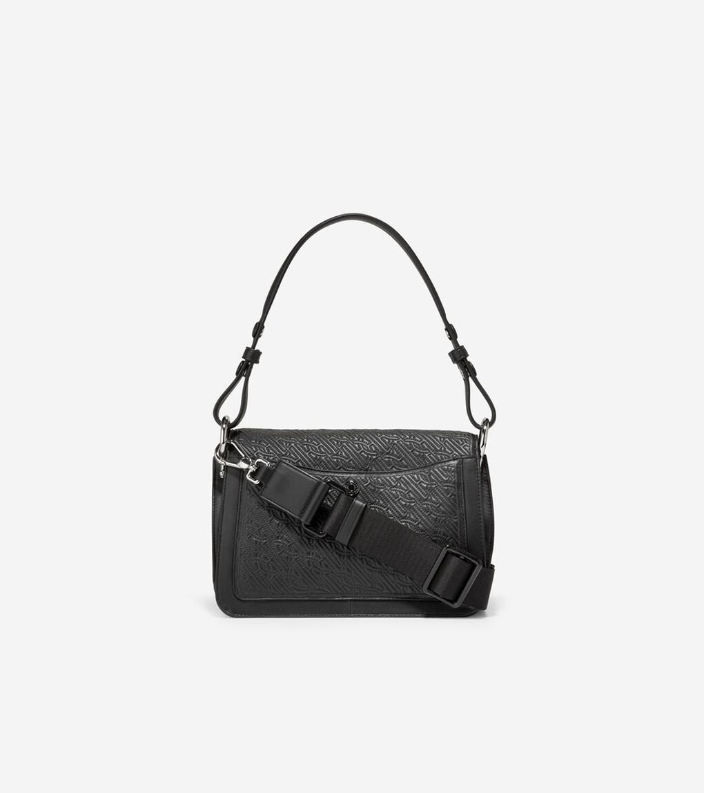 キルテッド ロゴ ショルダー バッグ womens.
