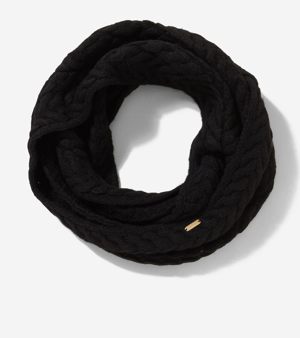 ウィッシュボーンケーブルインフィニティスカーフ womens.