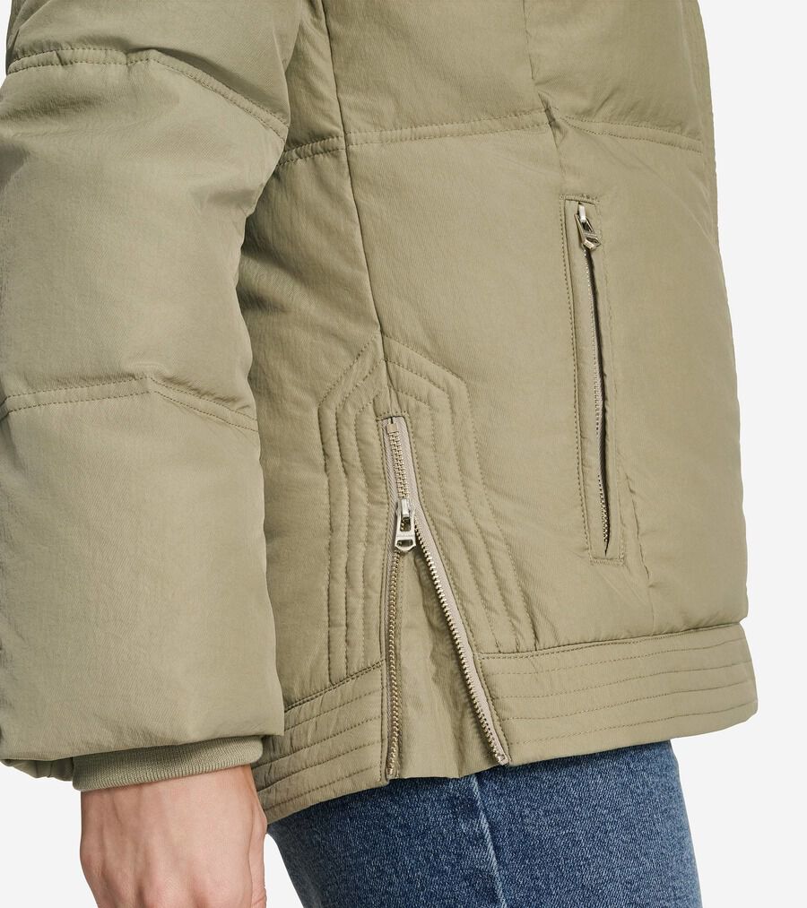 スタンドカラー ナイロン ダウンジャケット womens. 78000 | COLE_HAAN