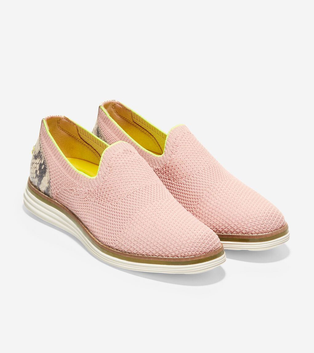 22880円 リアル コール ハーン COLE HAAN オリジナルグランド キルティー ローファー womens ブラック アイボリー