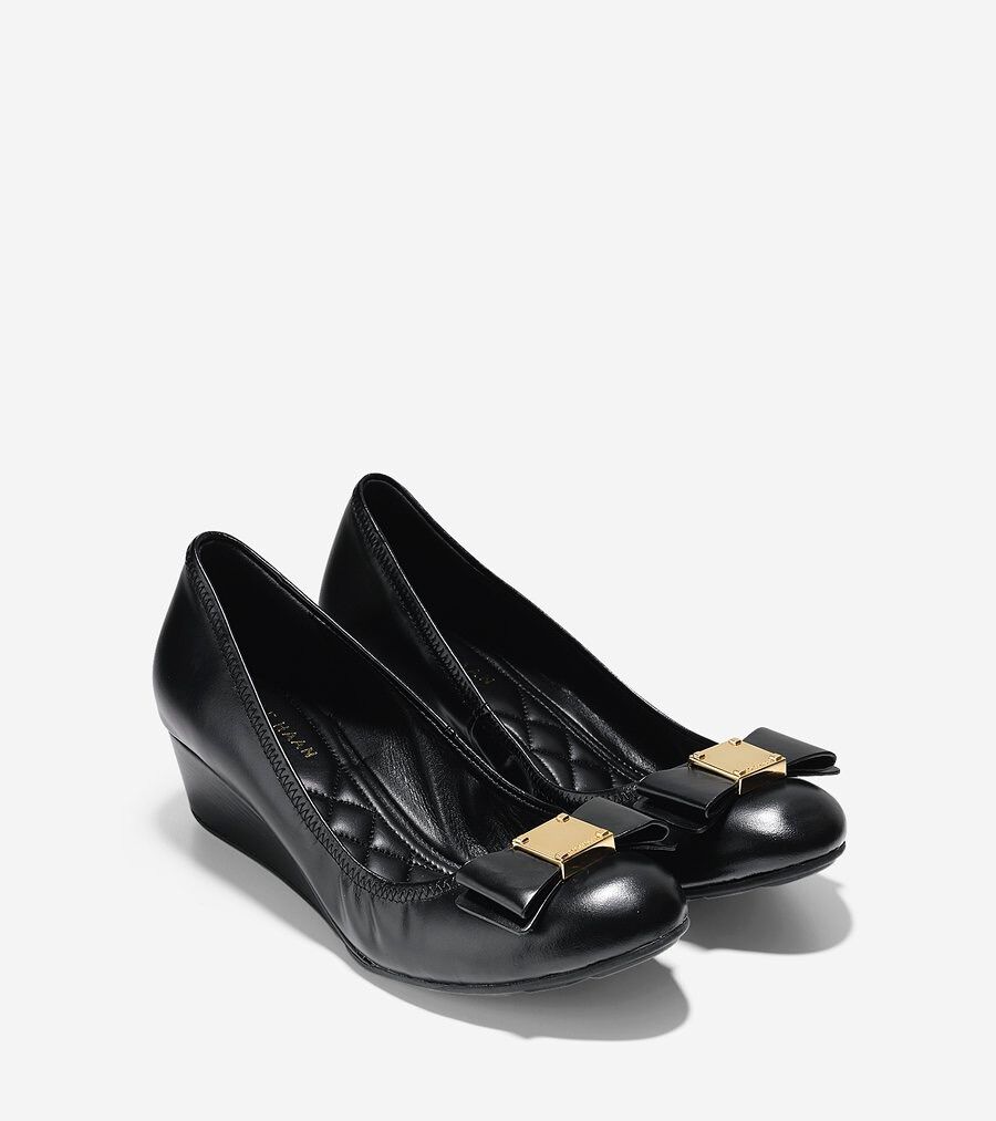 タリーグランドボウ ウェッジ ウォータープルーフ womens. 0.0 | COLE_HAAN