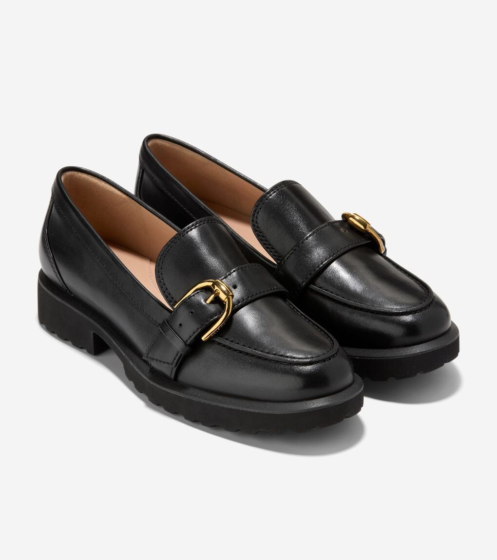 ギアナ バックル ローファー womens.