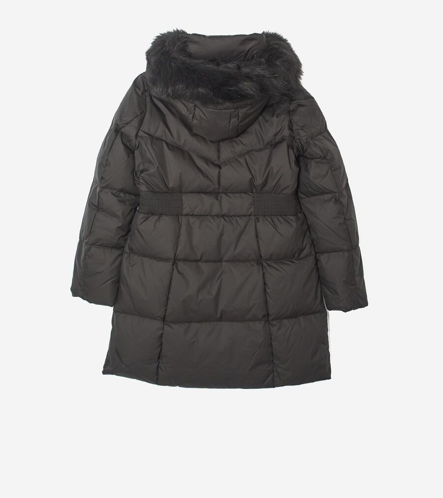 エッセンシャル ダウンコート ウィズ リムーバル ファー womens. 0.0 | COLE_HAAN