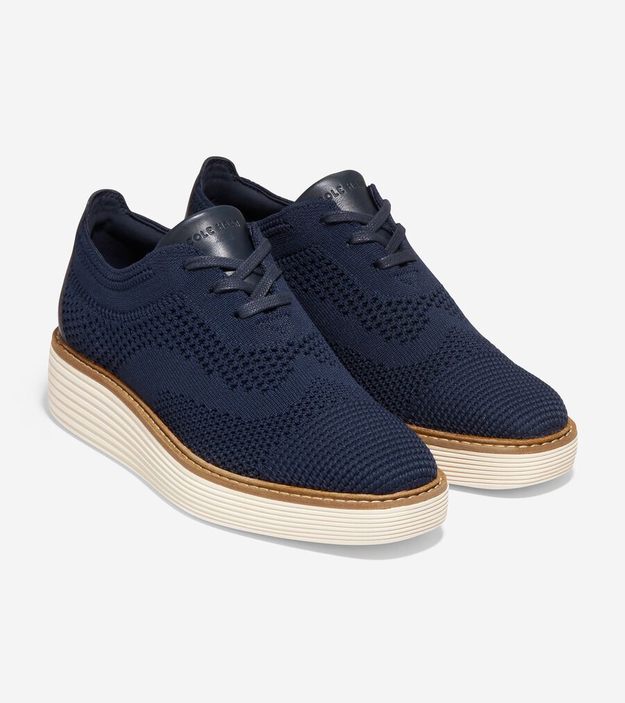 オリジナルグランド プラットフォーム スティッチライト オックスフォード womens. 15000 | COLE_HAAN