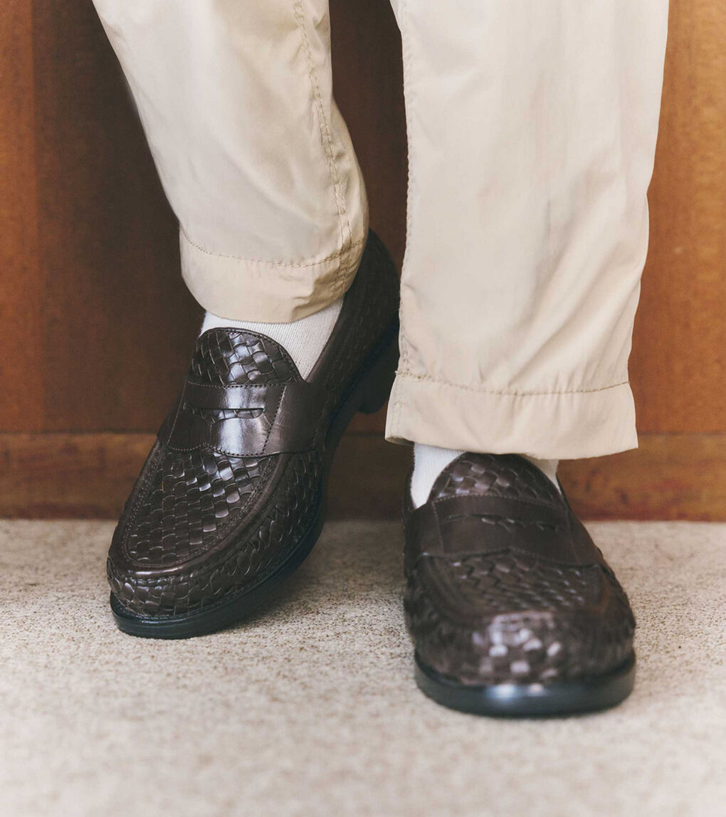 ピンチ ペニー ウーブン フレックスクラフト ローファー mens