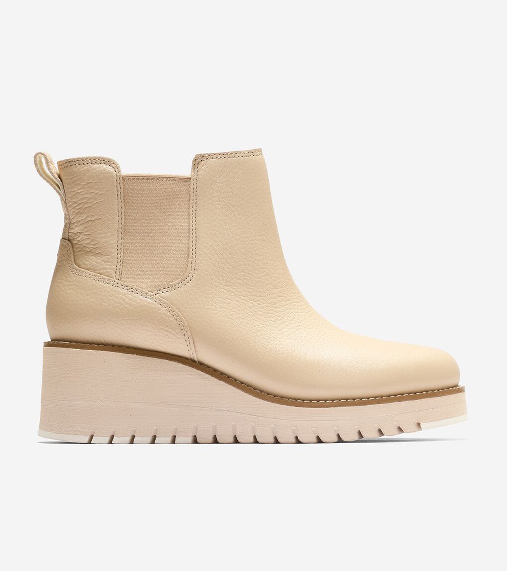 ゼログランド シティ ウェッジ ブーツ ウォータープルーフ womens.