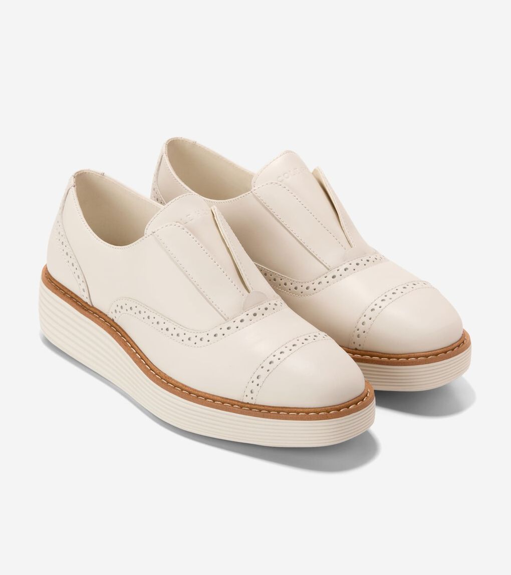 オリジナルグランド プラットフォーム レースレス オックスフォード womens