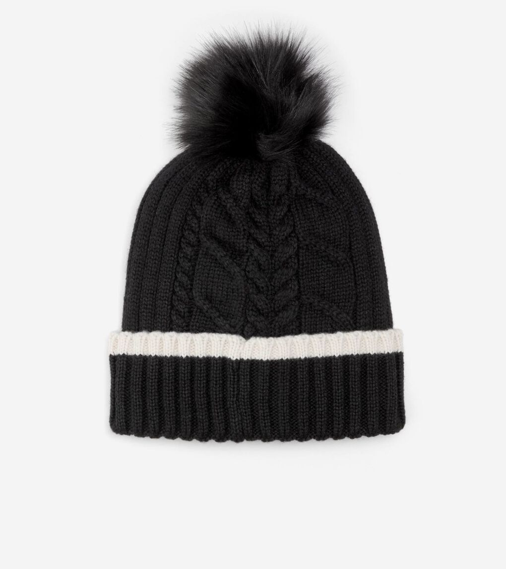 エッセンシャル リブカフハット womens.