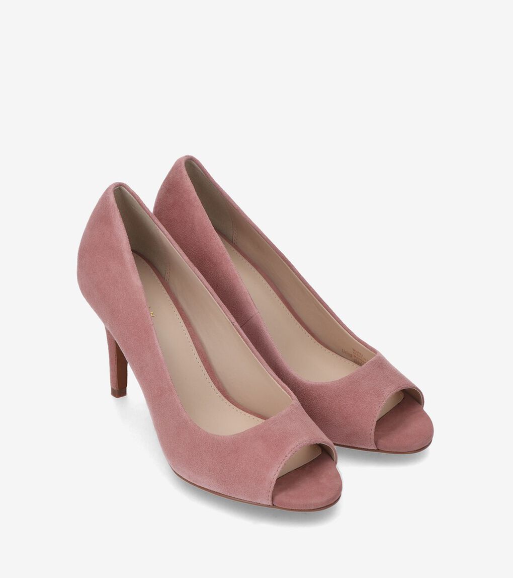 ハーロー オープントゥ パンプ 85MM II womens.