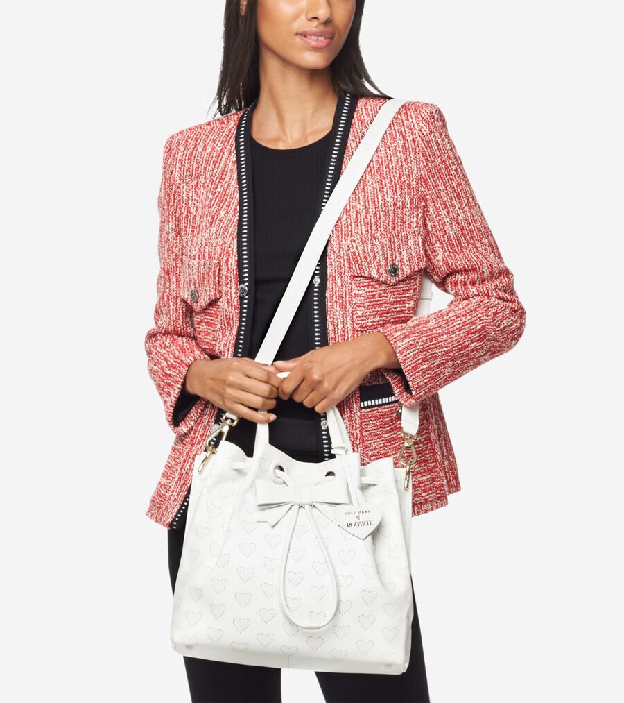 即出荷 コールハーン COLE HAAN X RODARTE バッグ ホワイト ハート