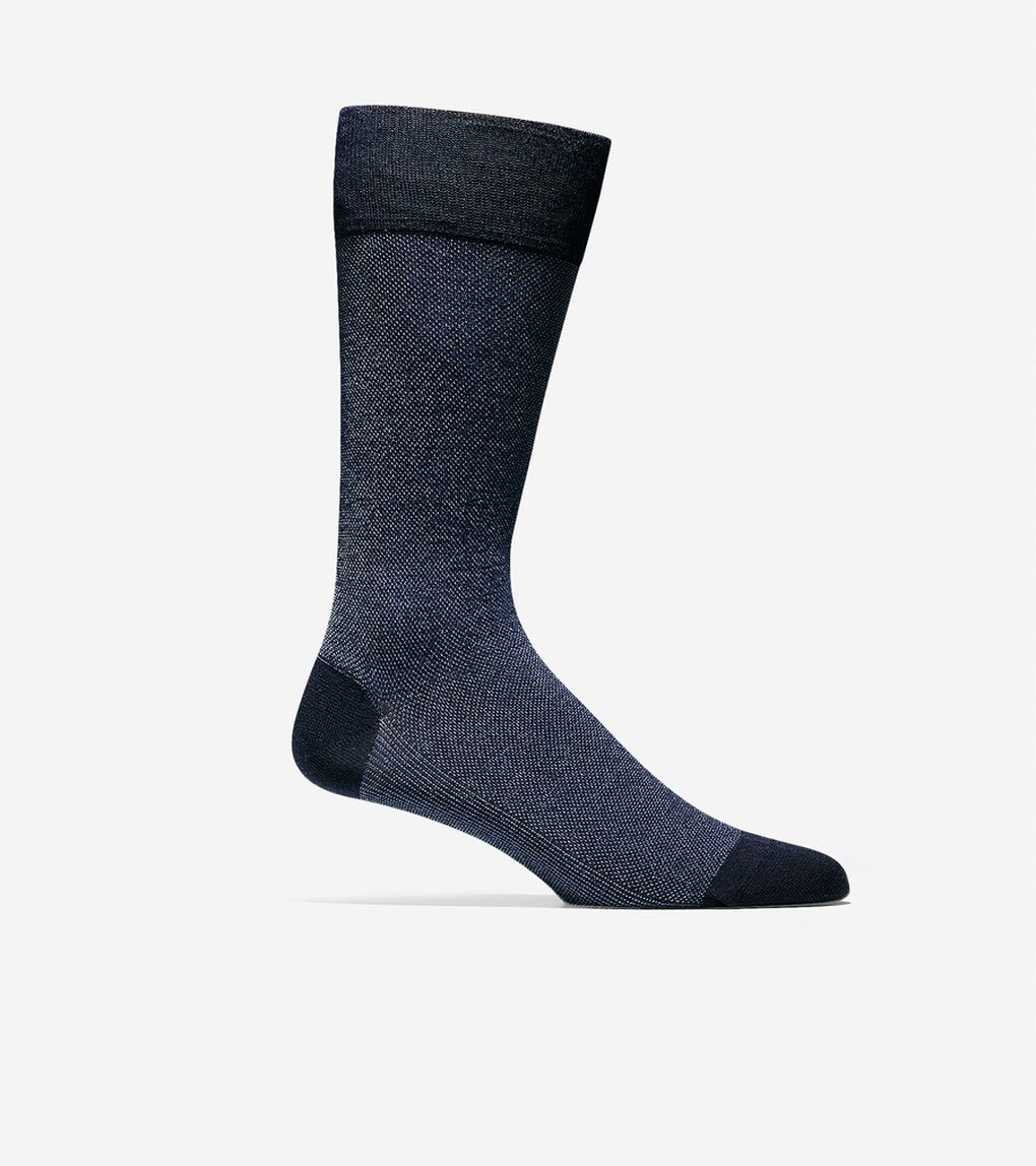 ピケ テクスチャー クルー mens.