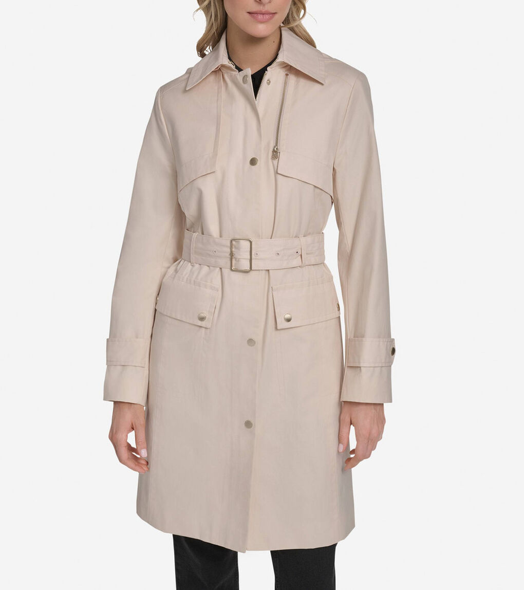 ベルト トレンチコート womens