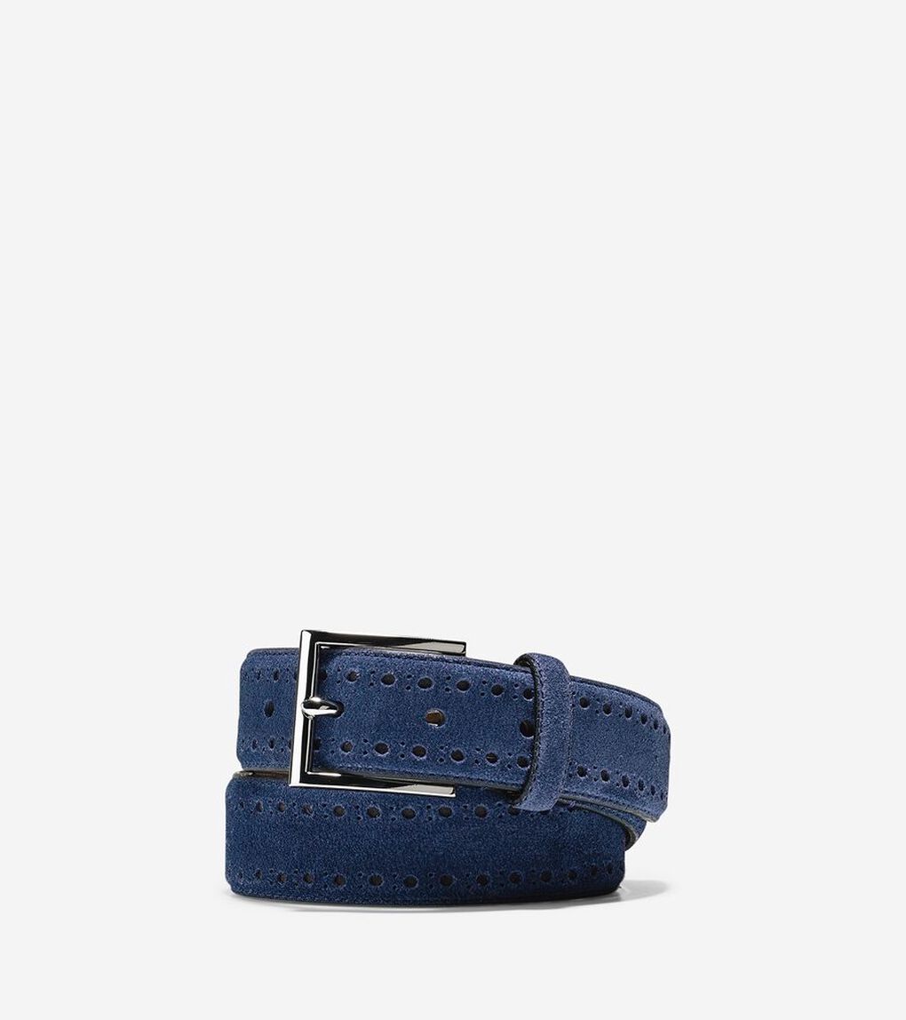 32mm スエード レザー ベルト mens.