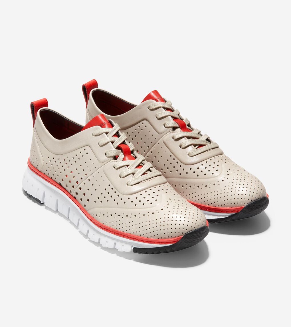 ゼログランド レーザー パーフォレーテッド スニーカー mens.