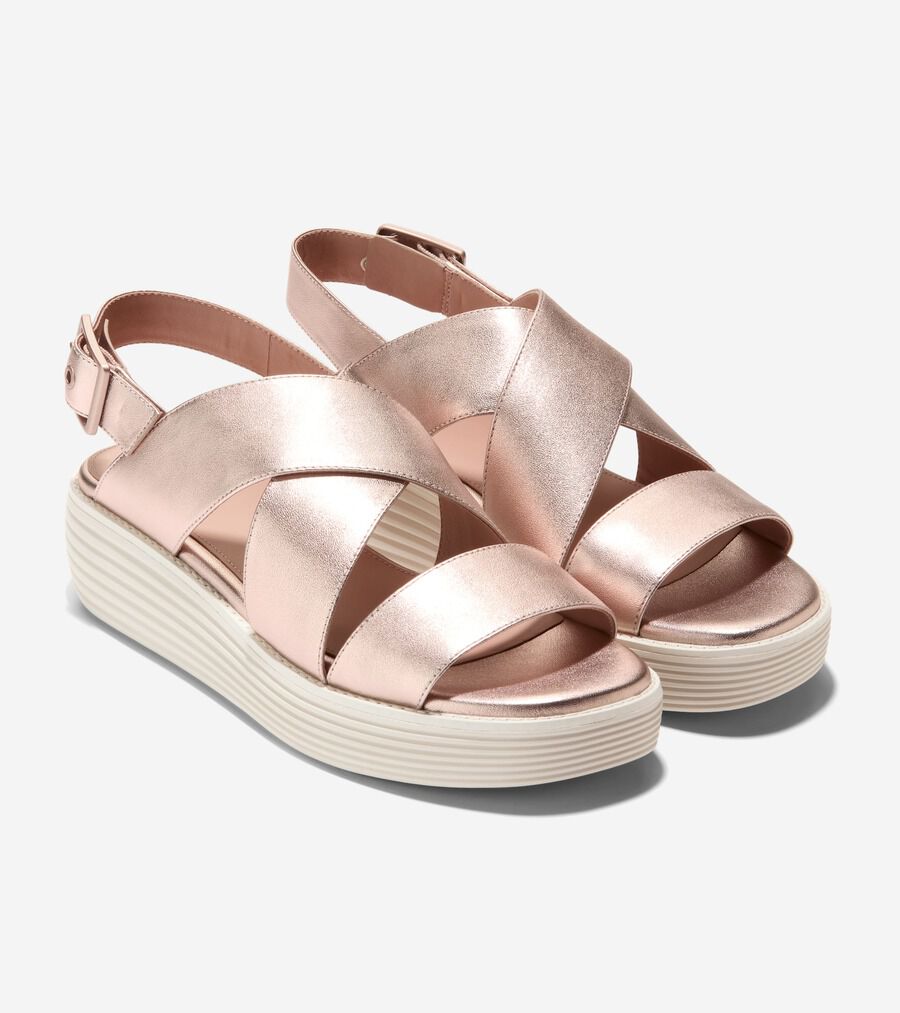 □美品□Rochas ロシャス サンダル サイズ35 フラットサンダル
