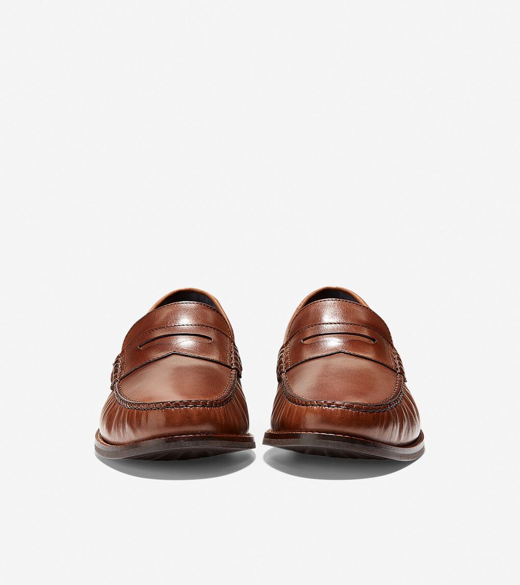 ピンチ グランド クラシック ペニー ローファー mens ブリティッシュ タン / ナチュラル 【公式】コール ハーン (Cole Haan