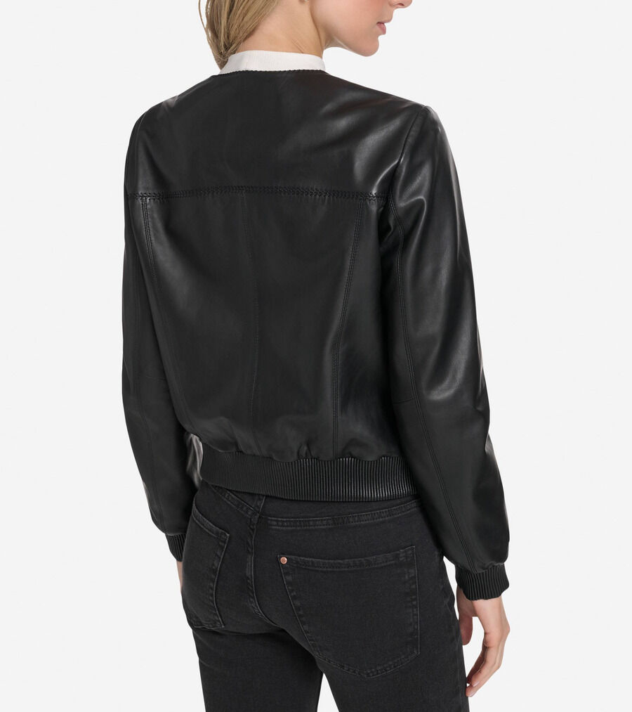 P.O.S. レザーボンバージャケット Levi's（リーバイス） レザー ボンバージャケット ブラック メンズ