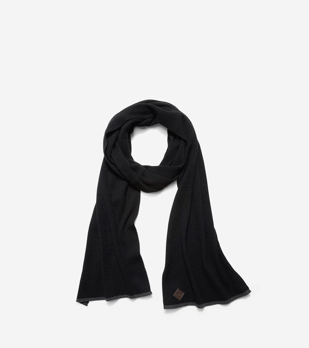 カシミア ブレンド ティップド マフラー mens.