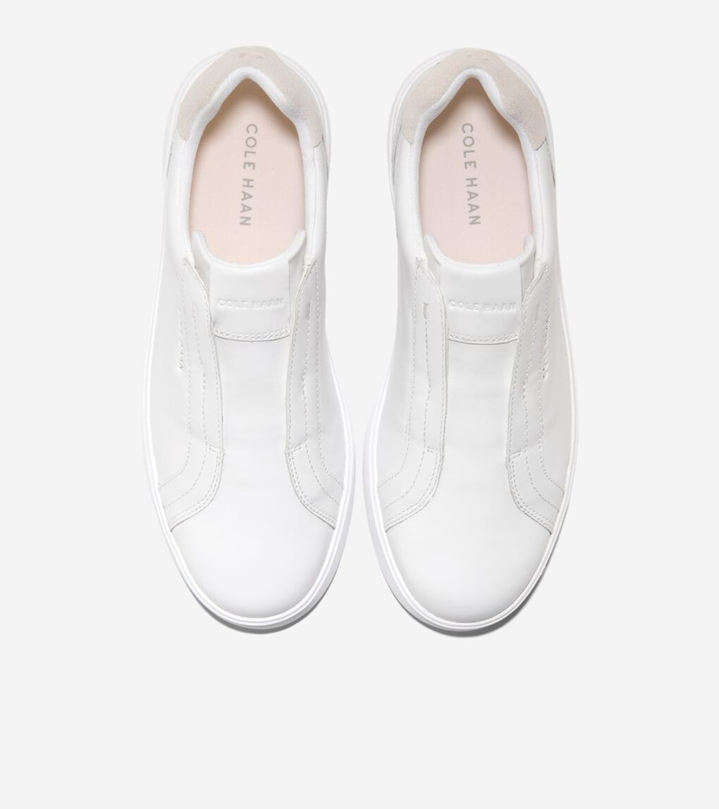 グランド クロスコート リュクス スリッポンスニーカー womens.