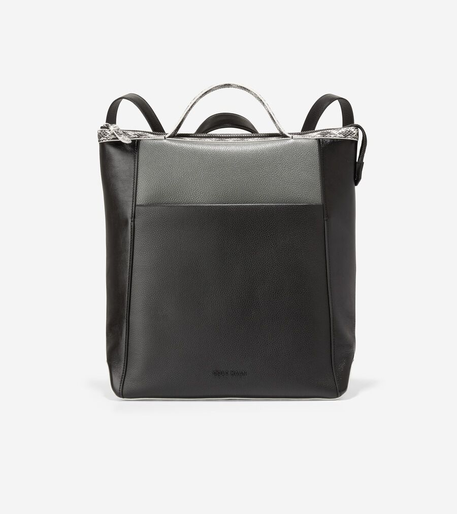 COLE HAAN グランド アンビション レザー バックパック 本革 リュック グランド アンビション レザー バックパック dual gender. 38000