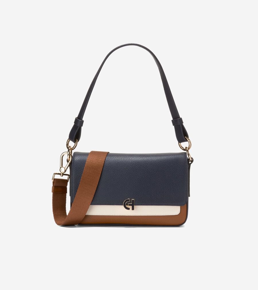 COLE HAAN ショルダーバッグ 黒/白 セール】キャリーオールショルダーバッグ womens（ショルダー