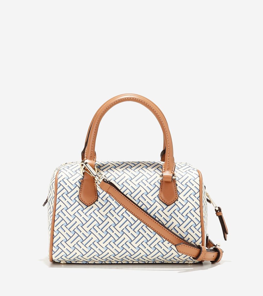 シグネチャー ウィーブ ミニ バレル サッチェル womens. 9000 | COLE_HAAN