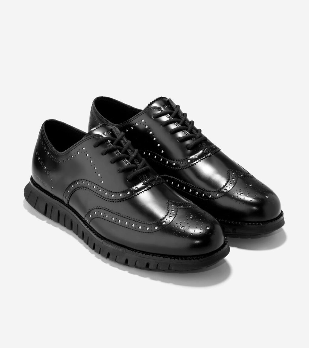 ゼログランド リマスタード ウィングチップオックス ラインド mens
