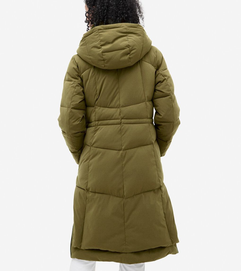 ゼログランド ロング パッファー フード付き womens.