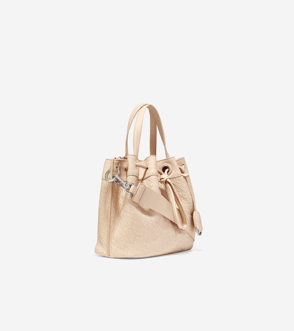 キルテッド ロゴ スモール バケット womens.