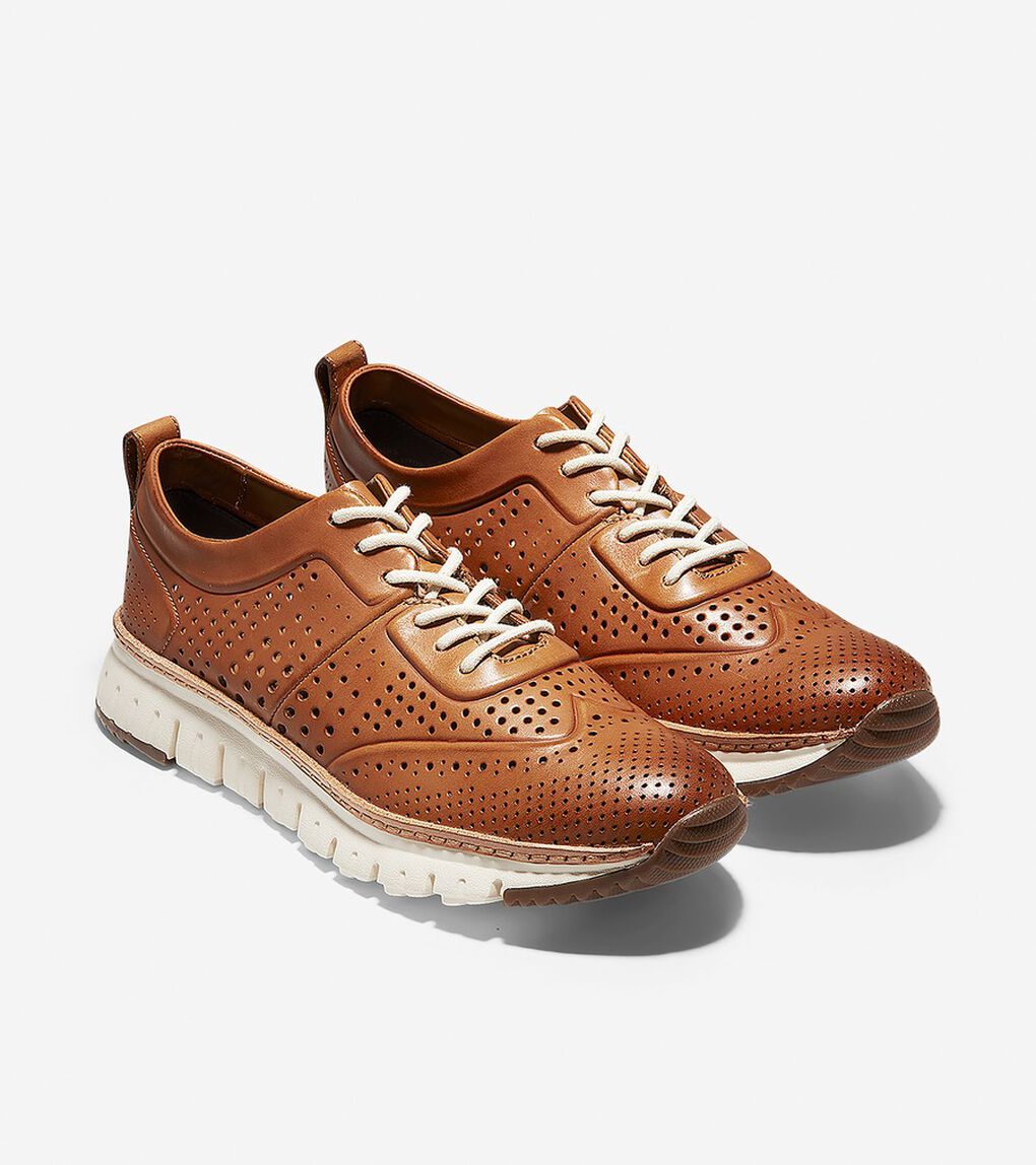 ゼログランド レーザー パーフォレーテッド スニーカー mens.