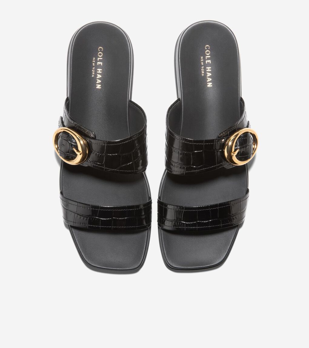 オークリン ダブルバンド フットベッド サンダル womens