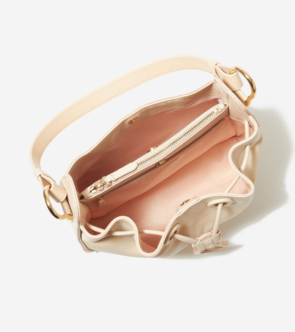 エッセンシャル ドローストリング ショルダーバッグ womens.