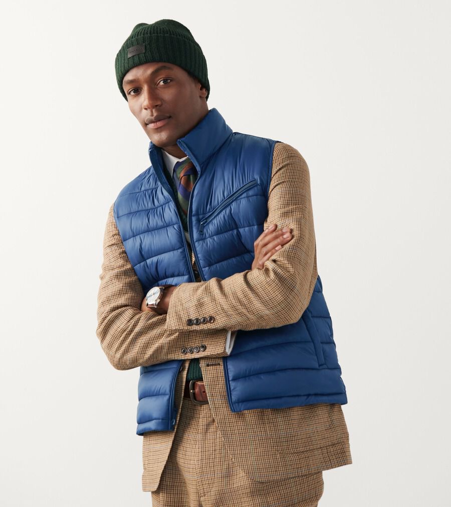 ジップフロントキルテッドベスト mens. 0.0 | COLE_HAAN