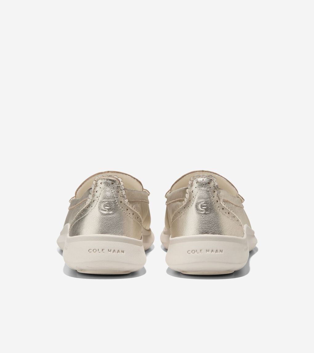 ゼログランド メリット レザー ローファー womens.