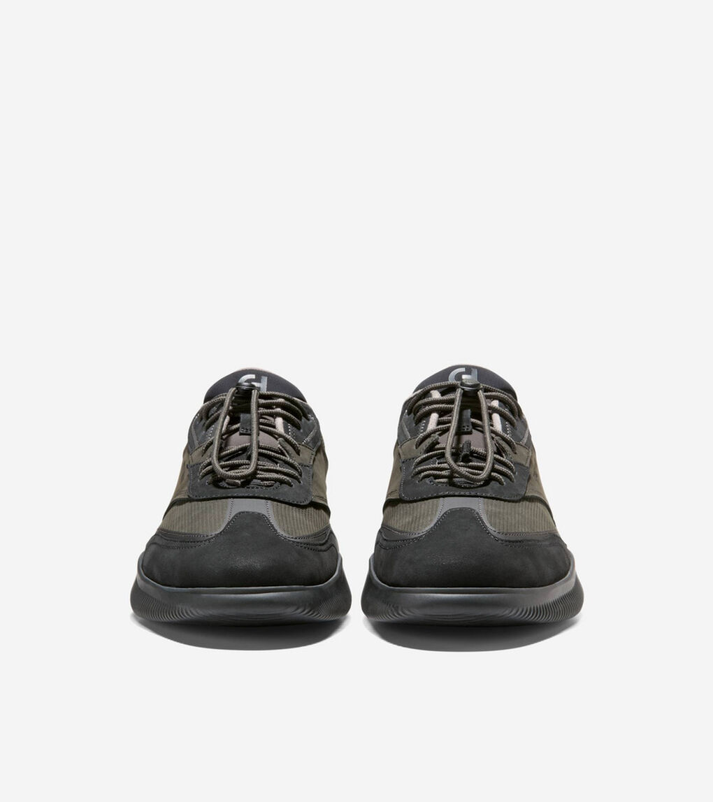 6.ゼログランド クイックオン レザー スニーカー mens