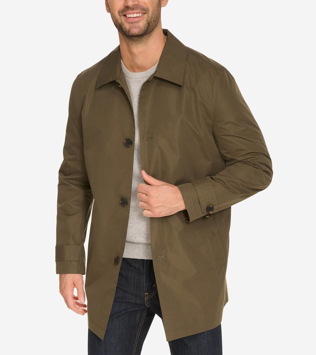 スタンド カラー レイン ジャケット mens.