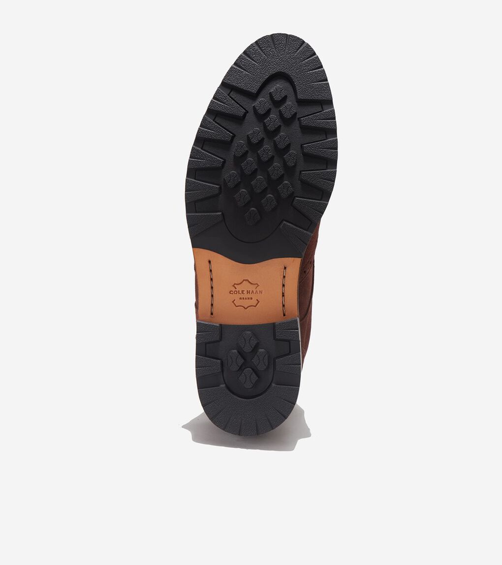 バークシャーラグウィングチップブーツ mens.