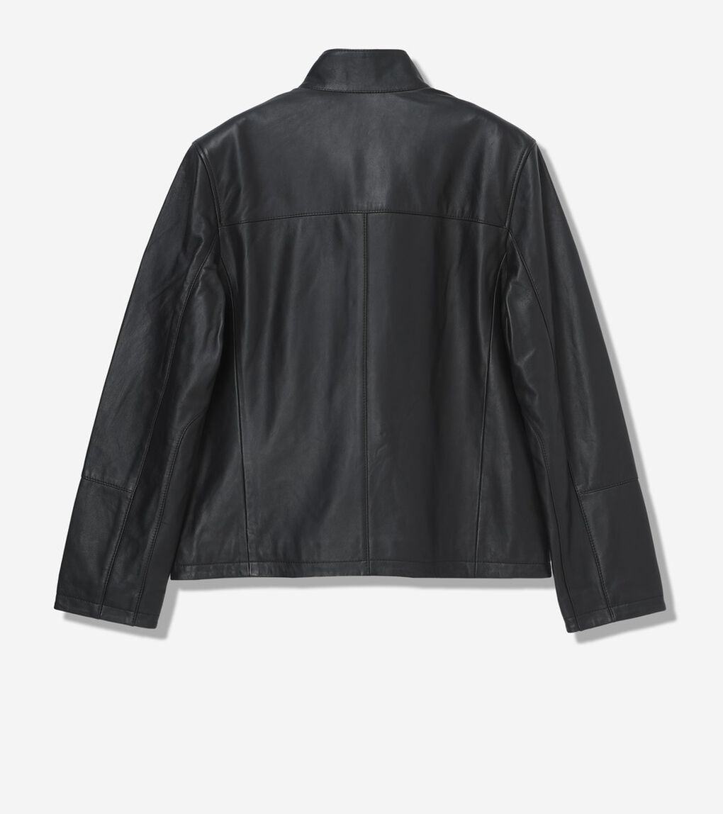 スムース ラム ジャケット mens