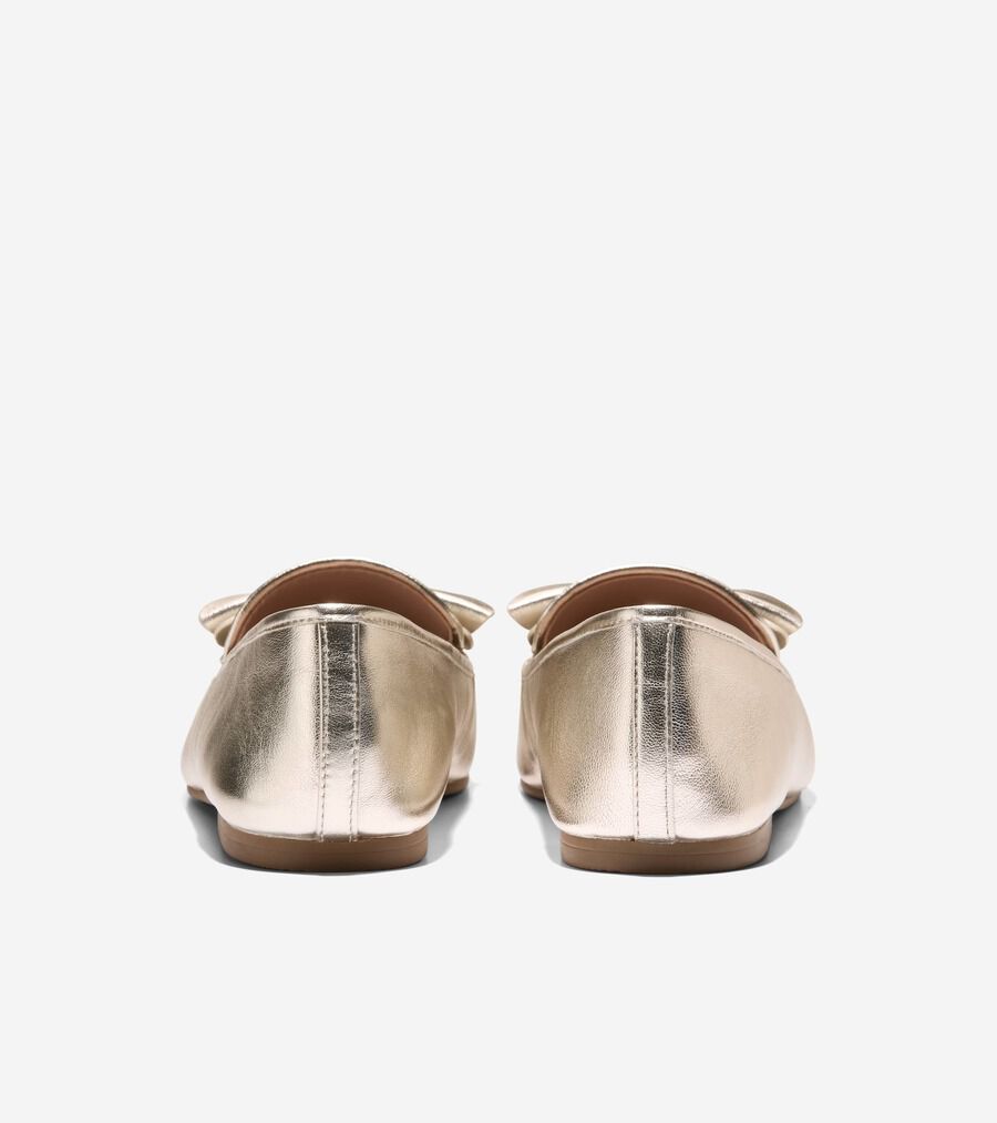 Karen　ベージュ ペイソン ソフト ボウ ローファー womens. 25000 | COLE_HAAN