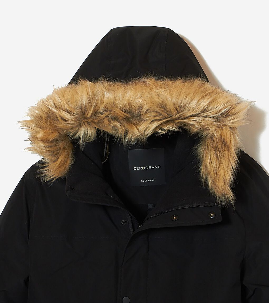 ゼログランド フーデッド ストレッチ ダウン パーカー mens.