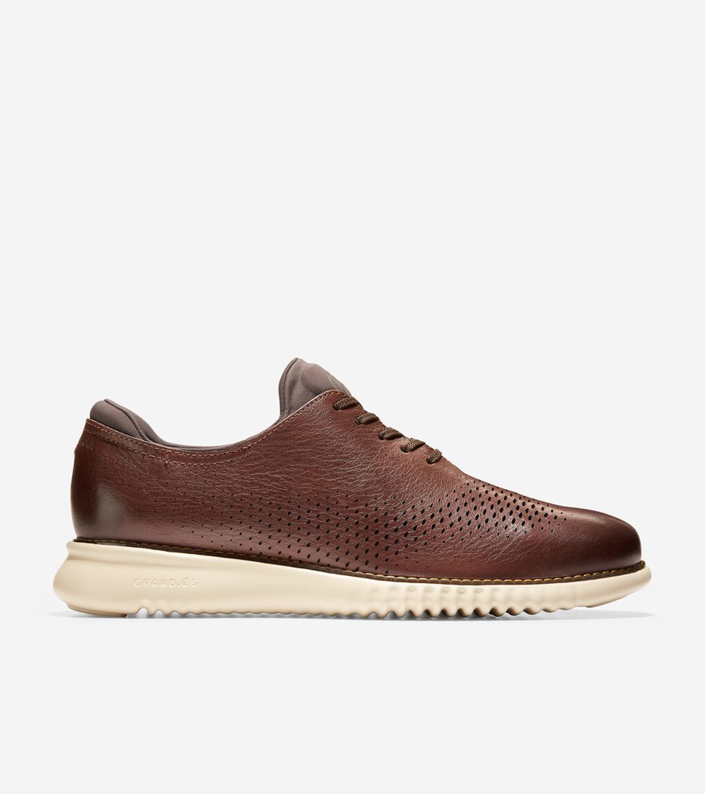 2.ゼログランド レーザー ウィングチップ オックスフォード ラインド mens.